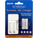 NCMDU01-S eneloop Portable USB Charger w/ 2x AA NiMH