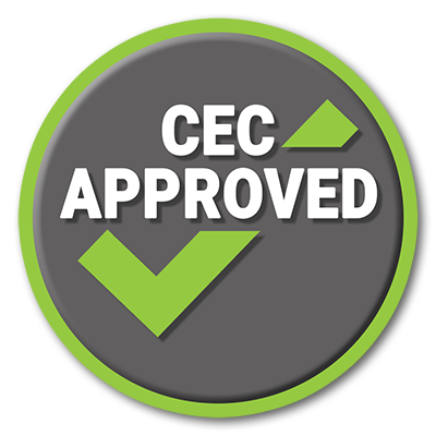 CEC approved tick logo