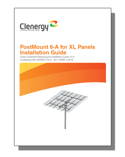 Clenergy Clenergy ER-PM6/AXL Ezrack Postmount 6-A XL KIT Solar Panel ...