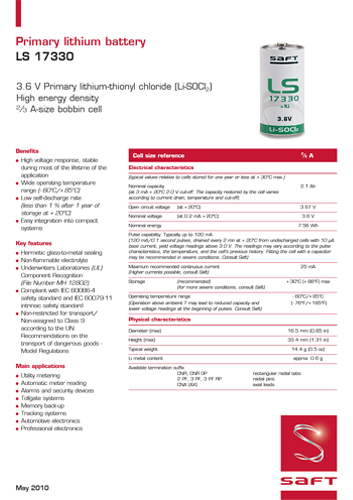 Datasheet PDF Thumbnail icon