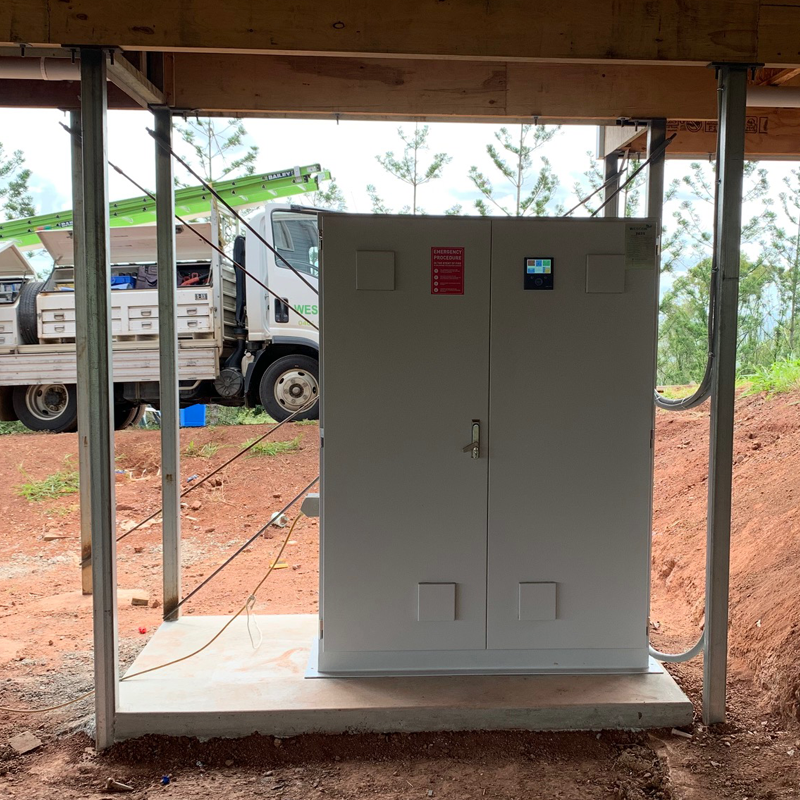 Under Floor mounted Off-Grid system