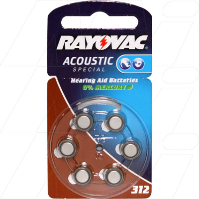 Rayovac V312-BP6