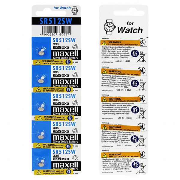 Maxell SR512SW-BP5