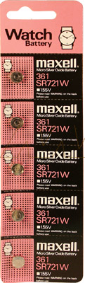 Maxell SR721W-BP5