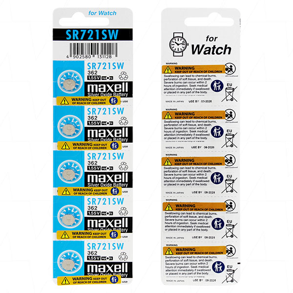 Maxell SR721SW-BP5