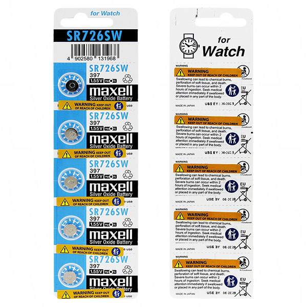 Maxell SR726SW-BP5