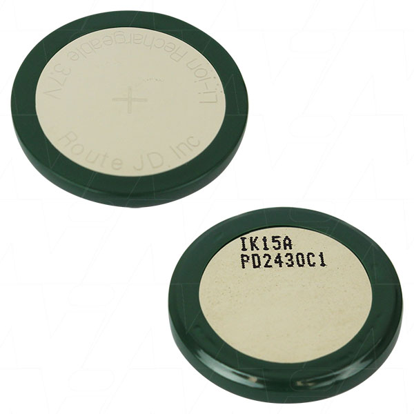 PD2430 Rechargeable Lithium Ion Battery Coin Cell