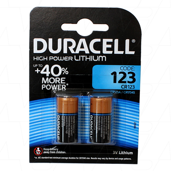 Duracell DL123AB2