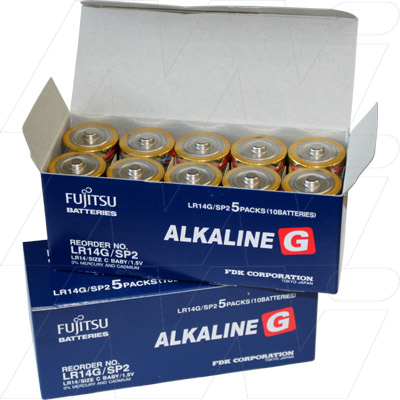 Fujitsu LR14G/SP2 - Fujitsu LR14G C size alkaline battery. Replaces ...