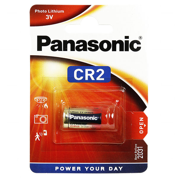 CR2-BP1 - Panasonic Photo Lithium Battery replaces CR2, DLCR2, EL1CR2,  ELCR2T, KCR2