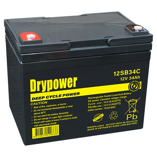 Аккумулятор 12v 34ah