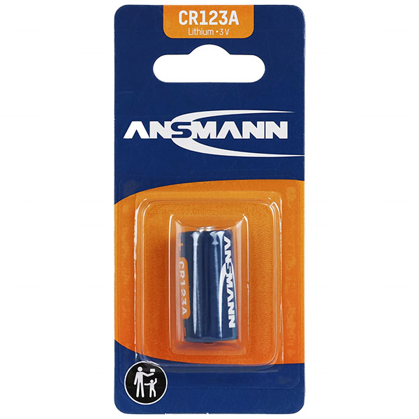 Ansmann CR123ABP1(A) 5020012 Ansmann Lithium Battery replaces CR123A