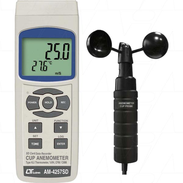 Lutron AM4257SD MultiFunction Cup Anemometer