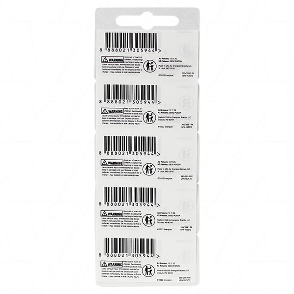Pilas de Botón Óxido de Plata Energizer 395 399 (1 Unidad