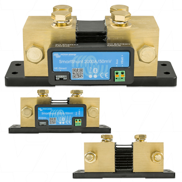 SHU050220050 Victron Energy Smart Shunt 2000A/50mV Battery Monitor