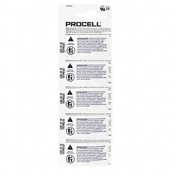 Procell CR2016-BP5(PC)