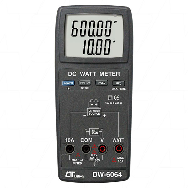 Lutron DW6064 DC Watt Meter Data Logger with 50 mS Sampling Time