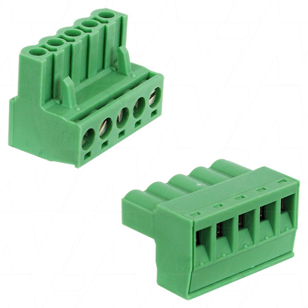 CTB9202/5 Camden Boss Male 5Way Terminal Block Connector with 5mm Pitch