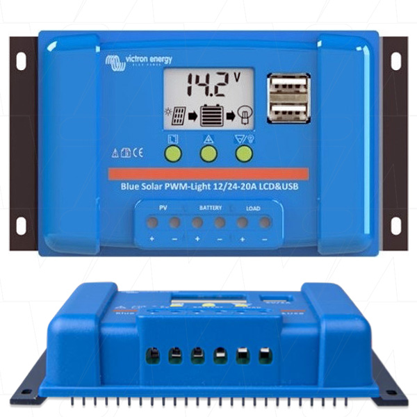 Laderegler VICTRON BlueSolar PWM - LCD&USB 48 V