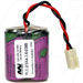 MI Battery Experts PLC-2/3AA-3.6-038B
