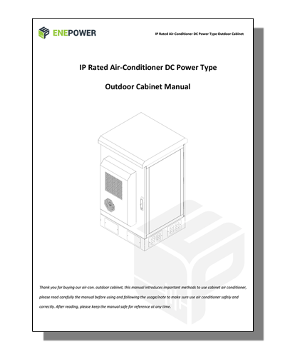 Enepower Cabinet A/C Manual