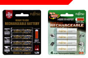Fujitsu Nickel Metal Hydride Consumer Batteries