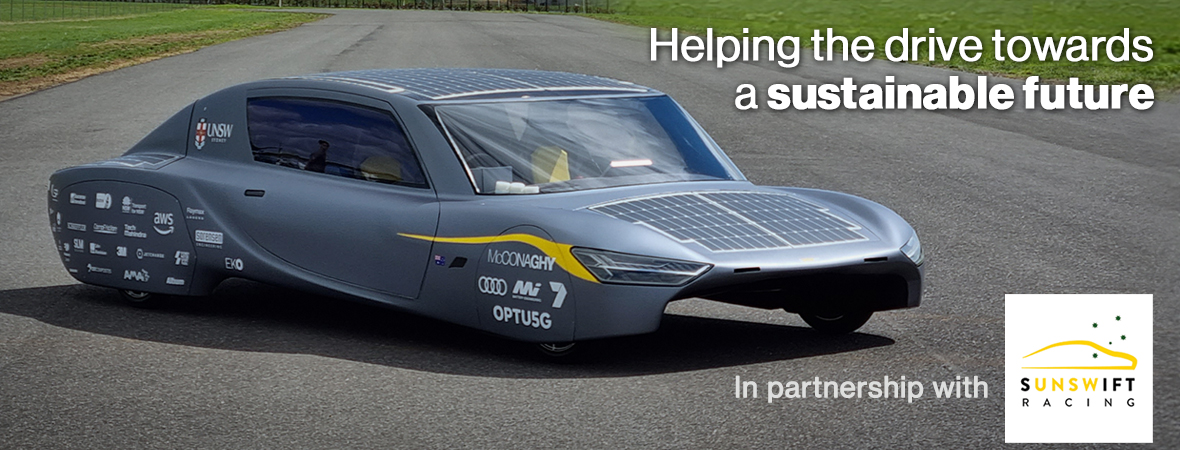 MI in partnership with Sunswift Racing