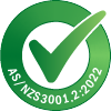 AS/NZS 3001.2.2022 standard approved logo