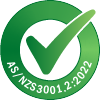 AS/NZS 3001.2.2022 standard approved logo