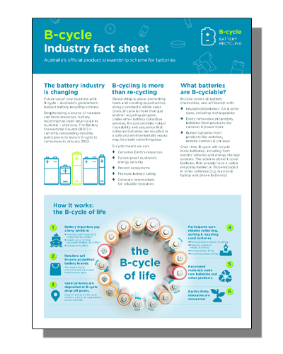 B-Cycle Fact Sheet Thumbnail