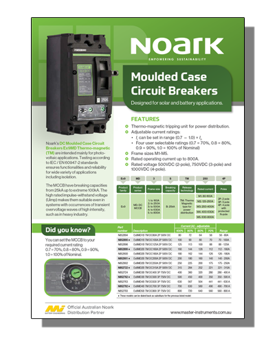 Noark MCCB Flyer