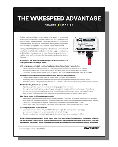 Wakespeed Advantage Brochure