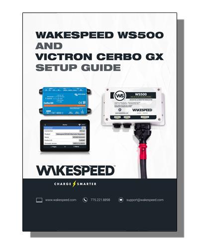 Wakespeed Victron Energy Cerbo Setup
