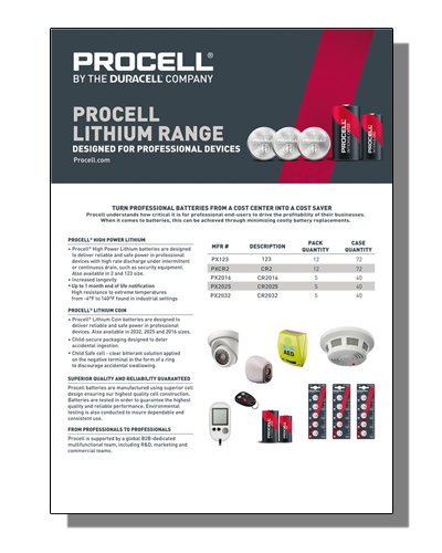 Procell Intense Lithium Flyer