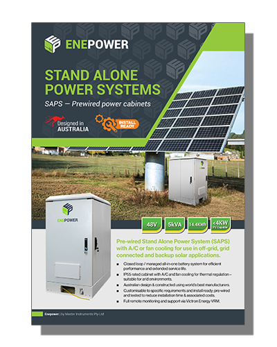 Enepower stand alone power system (SAPS) flyer
