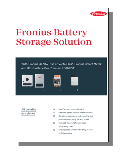 Fronius - BYD Battery