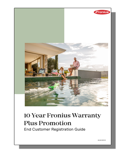 Fronius Warranty Registration