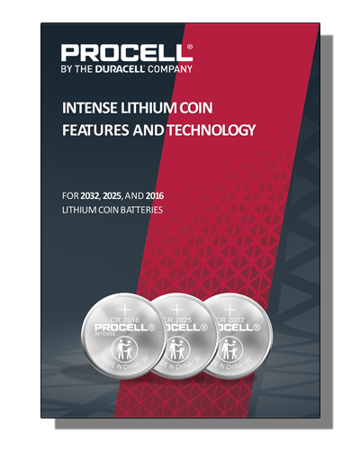Procell Lithium Coin F&B's
