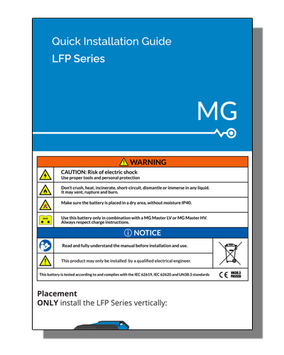 MG Energy LFP Series Quick Install Guide
