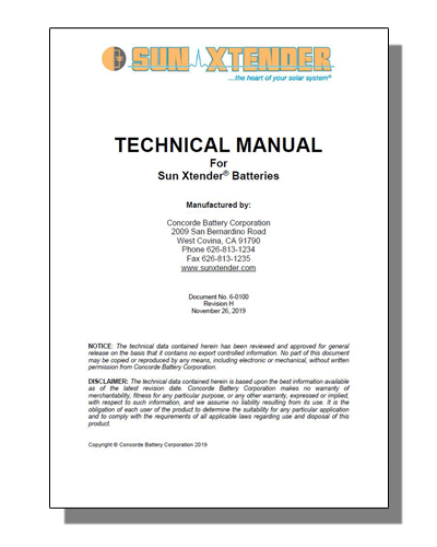 Sun Xtender Technical Manual