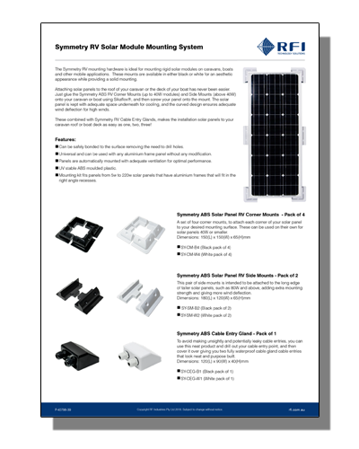 Symmetry RV Mounting System