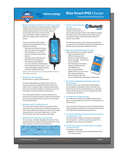 Blue Smart IP65 FAQ's