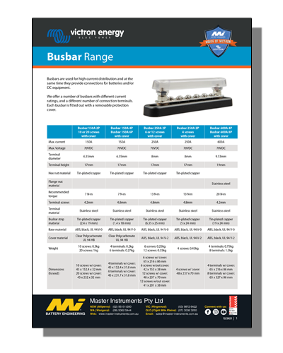 Busbar Range Flyer Thumbnail