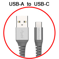 USB-A to USB-C