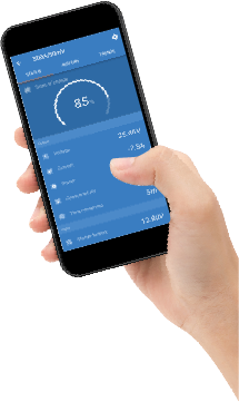 Phone App in hand