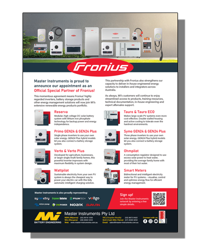 Fronius @ MI Thumb
