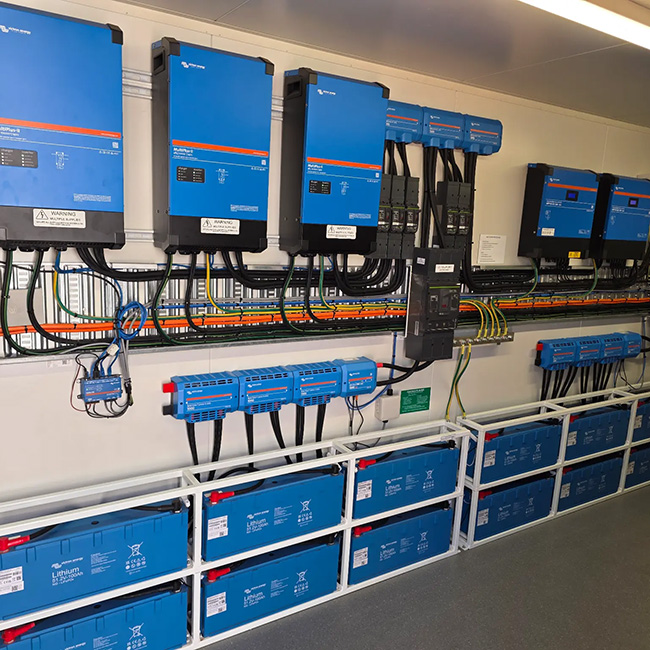 Power wall under workshop commissioning