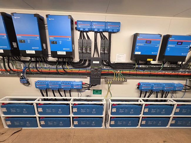 Dual battery banks and power control