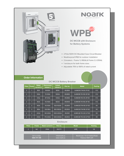 WPB-1 Enclosure Flyer
